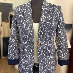 Bundle of 3 Navy Leaf Blazers